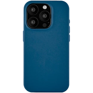 Чехол защитный uBear Capital Leather Case, iPhone 15 Pro Max, MagSafe, тёмно-синий Чехол защитный uBear Capital Leather Case, iPhone 15 Pro Max, MagSafe, тёмно-синий