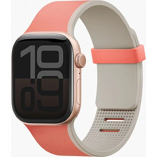 Uniq для Apple Watch 49/46/45/44 mm ремешок Revix IV reversible Magnetic Coral Quartz/Beige