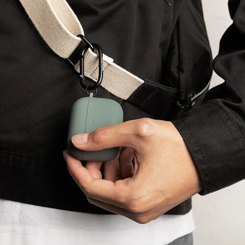 ACTIVE CASE, чехол защитный NATIVE UNION для AirPods Pro 3, цвет: серо-зеленый