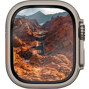 Uniq cтекло для Apple Watch Ultra 49 mm OPTIX Vivid (true colors) Clear/Black (+installer)