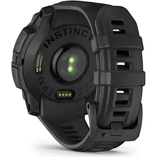 Умные часы Garmin Instinct 3, 45 мм, Solar Black with Black Silicone Band