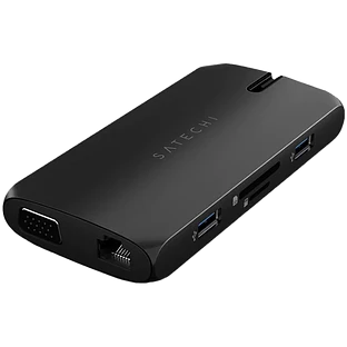 Адаптер Satechi USB-C On-the-Go Multiport Adapter, Black Адаптер Satechi USB-C On-the-Go Multiport Adapter, Black