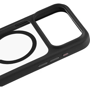 Чехол защитный uBear Shade Case для iPhone 18 Pro Max, MagSafe совместимый, усиленный, силк-тач, черный