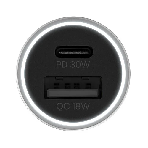 Автомобильное зарядное устройство uBear Car Charger Ride Pro 48W (USB-C, USB-A)