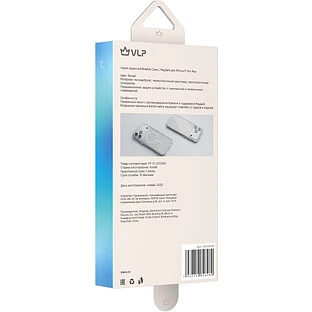 Чехол защитный VLP Bubble Case с MagSafe для iPhone 17 Pro Max, белый