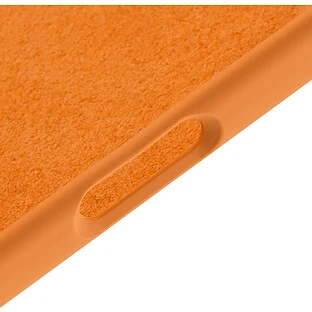Чехол защитный uBear Touch Mag Case для iPhone 17, MagSafe совместимый, силикон, софт-тач, оранжевый