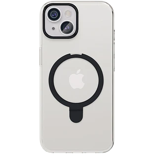 Чехол защитный  vlp  Ring Case с MagSafe подставкой для iPhone 15  черный