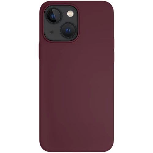 Чехол защитный "vlp" Silicone case with MagSafe для iPhone 14, марсала Чехол защитный "vlp" Silicone case with MagSafe для iPhone 14, марсала