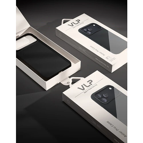 Чехол защитный VLP Aster Pro Case с MagSafe для iPhone 18 Pro, черный