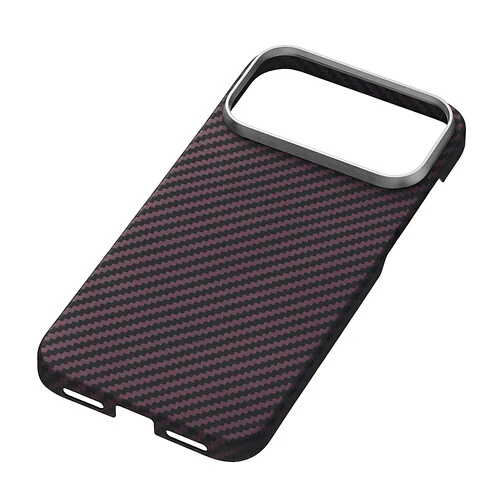Чехол защитный uBear Supreme Case для iPhone 18 Pro Max, ультратонкий, материал Кевлар, MagSafe совместимый, бургунди