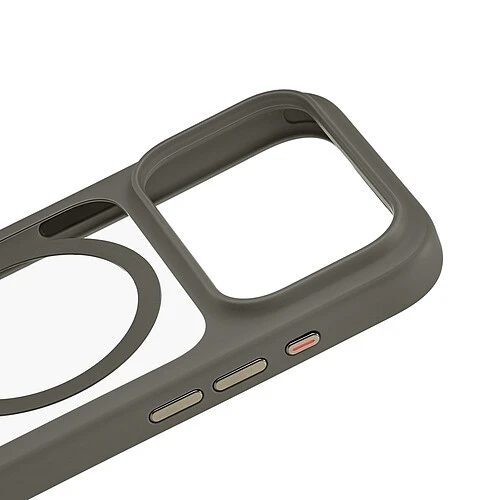 Чехол защитный uBear Shade Case для iPhone 18 Pro, MagSafe совместимый, усиленный, силк-тач, серый