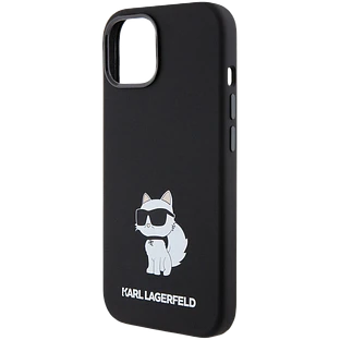 Lagerfeld для iPhone 15 чехол Liquid silicone NFT Choupette Hard Black Lagerfeld для iPhone 15 чехол Liquid silicone NFT Choupette Hard Black
