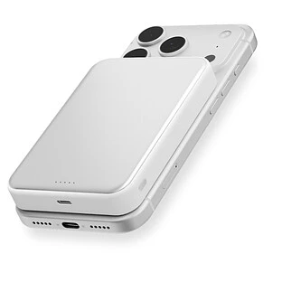 Внешний аккумулятор uBear Strike Power bank 10 000 mAh, PD30W, Qi2.2, белый