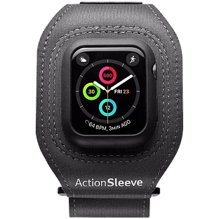 Cпортивный чехол на руку Twelve South Action Sleeve для Apple Watch 40mm. Материал нейлон. Цвет серы