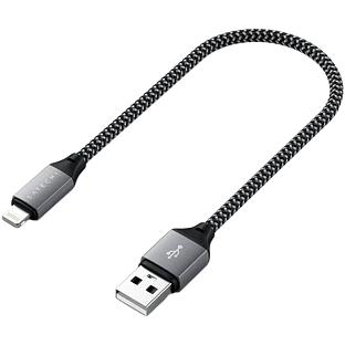 Кабель Satechi USB-A to Lightning Cable, 0.25м Кабель Satechi USB-A to Lightning Cable, 0.25м
