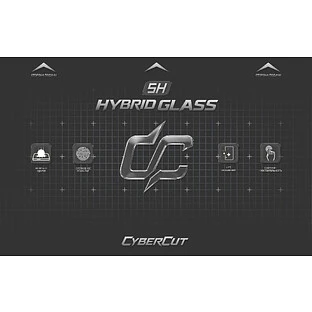 Гибридное защитное стекло CyberCut, глянцевое (5H), до 13"