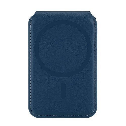 Магнитный кардхолдер uBear Fold, эко-кожа, темно-синий