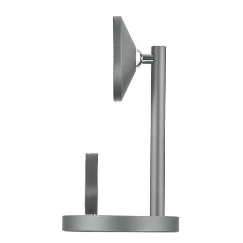 Беспроводное зарядное устройство uBear Stage Ultra, 3-в-1, с поддержкой MagSafe, Qi2.2 (35W), серый космос