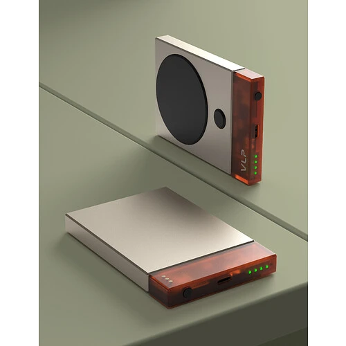 Аккумулятор внешний VLP NEO MagSafe, Qi2, 5000 mAh SSB, 3A, USB-C, Amber Gray