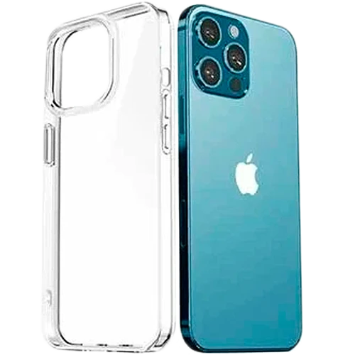 88115, Чехол Gel для Apple iPhone 13 Pro Max, прозрачный, 1,5 мм, PET синий, Deppa