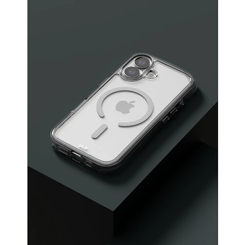 Чехол защитный VLP Bubble Case с MagSafe для iPhone 17, белый	