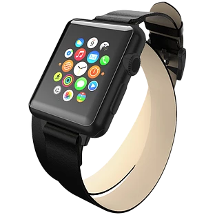 Ремешок INCIPIO Reese для Apple Watch 42мм Reese Double Wrap bandРемешок Reese Double Wrap Чёрный42/44/45 mm