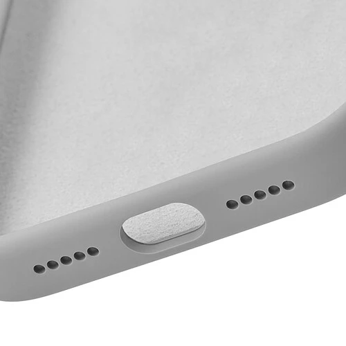 Чехол защитный uBear Touch Mag Case для iPhone 18 Pro, MagSafe совместимый, силикон, софт-тач, светло-серый