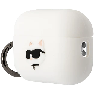 Чехол LAGERFELD NFT 3D Белый для AirPods Pro (Gen2)