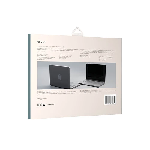 Чехол защитный VLP Click Case для MacBook Neo 13'', прозрачный