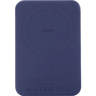 Внешний аккумулятор uBear Strike Power bank 10 000 mAh, PD30W, Qi2.2, синий