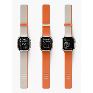 Ремешок Uniq для Apple Watch 49/46/45/44 mm Revix IV Clay/Volt Orange