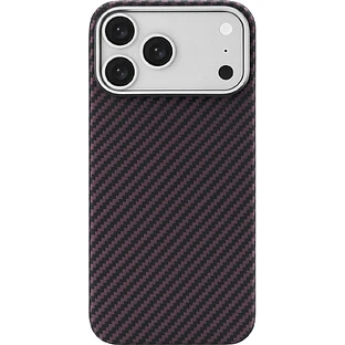 Чехол защитный uBear Supreme Case для iPhone 18 Pro Max, ультратонкий, материал Кевлар, MagSafe совместимый, бургунди