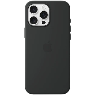 Чехол iPhone 16 Pro Max Silicone Case with MagSafe - Black Model A3316 Чехол iPhone 16 Pro Max Silicone Case with MagSafe - Black Model A3316