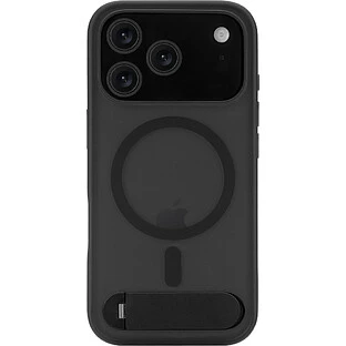 Чехол защитный uBear Stand 360° Mag Case для iPhone 17 Pro, MagSafe совместимый, силикон, софт-тач, черный
