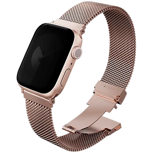 Uniq для Apple Watch 42/41/40 mm ремешок Dante PRO Strap Mesh Steel Metallic Rose Uniq для Apple Watch 42/41/40 mm ремешок Dante PRO Strap Mesh Steel Metallic Rose