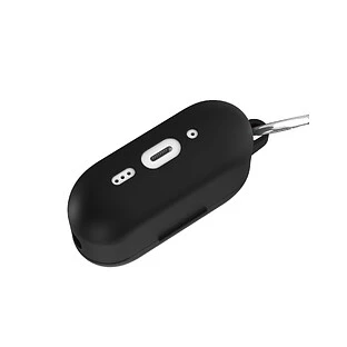 Чехол силиконовый VLP Grase Case для AirPods Pro 3, черный