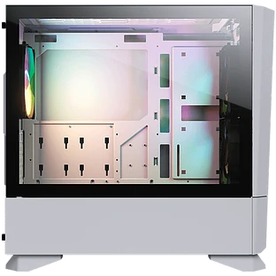 Корпус COUGAR GAMING Mini Tower,  Mini-ITX, 4 слотов, USB 3.0, USB 2.0, Аудио разъем, Микрофонный вход, Металлический/Защитное антивандальное закаленное стекло, Power Button, Кнопка управления RGB, Светодиодный индикатор, PSU optional, Window, Поддержка с