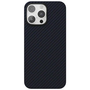 Чехол защитный "vlp" Kevlar Case с MagSafe для iPhone 16 ProMax, темно-синий