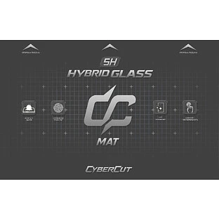 Гибридное защитное стекло CyberCut, матовое (5H)