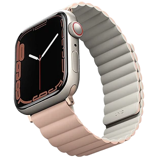 Ремешок Uniq для Apple Watch 41/40/38 mm Revix reversible Magnetic Pink/Beige