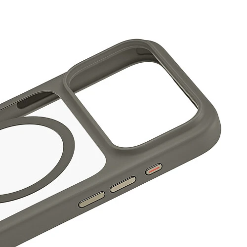 Чехол защитный uBear Shade Case для iPhone 18 Pro Max, MagSafe совместимый, усиленный, силк-тач, серый