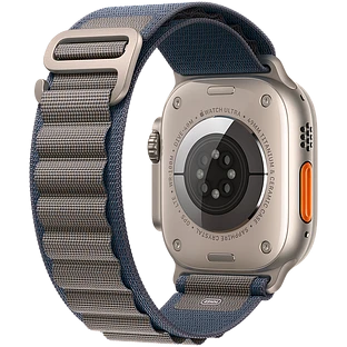 Apple Watch Ultra 2 2024 GPS + Cellular 49mm Natural Titanium Case with Blue Alpine Loop - L