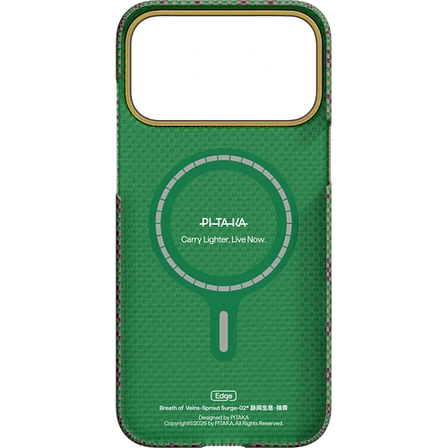 Чехол для телефона Pitaka Breath of Veins для iPhone 17 Pro Max (Sprout Surge)