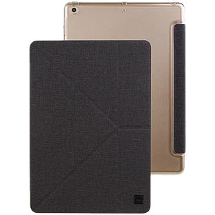 Чехол-книга UNIQ Yorker Kanvas Чёрный для iPad (5-го и 6-го поколения)/Air (2-го поколения)