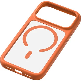 Чехол защитный uBear Shade Case для iPhone 17 Pro, MagSafe совместимый, усиленный, силк-тач, оранжевый