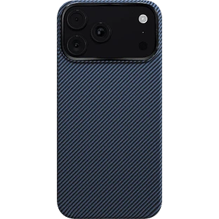Чехол защитный VLP Kevlar Case с MagSafe для iPhone 18 Pro Max, синий