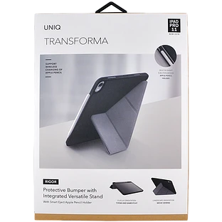Чехол UNIQ Transforma Rigor Plus  Чёрный для iPad Pro 11 дюймов (1-го поколения)