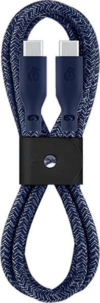 Зарядный кабель uBear Trend, USB-C|USB-С, 60Вт, 1,2м, Синий
