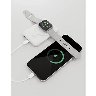 Аккумулятор внешний VLP Dual Magsafe PowerBank 5000 mAh, 3A, USB-C, белый Аккумулятор внешний VLP Dual Magsafe PowerBank 5000 mAh, 3A, USB-C, белый