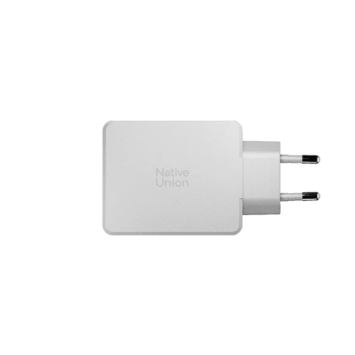 POCKET GAN CHARGER 100W, сетевое зарядное устройство 100W,  разъёмы 2хUSB-C. Цвет: белый